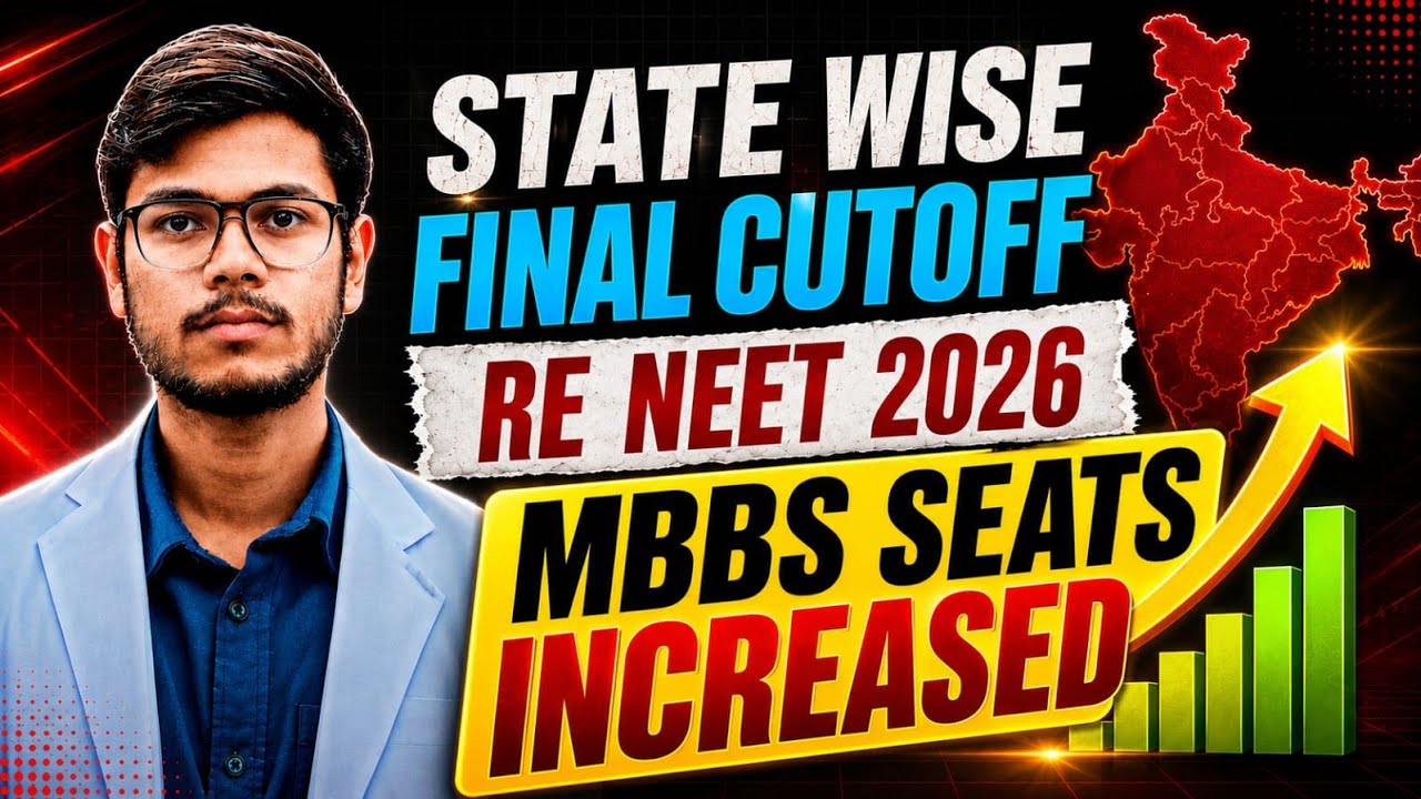 🔥 NEET 2026 State Wise Final Cutoff | All 28 States (UR/OBC/EWS/SC/ST)| MBBS BDS BUMS BAMS CUTOFF🔥😀