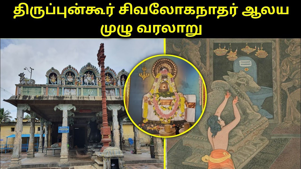 திருப்புன்கூர் சிவலோகநாதர் கோயில் வரலாறு|tirupunkur sivalokanathar temple history| நந்தனார் வரலாறு