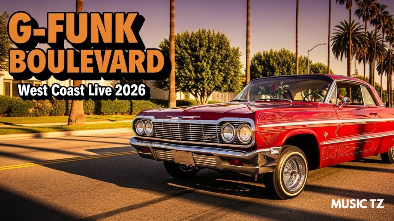 Cali Sunset Hip Hop Live – West Coast G-Funk & Smooth Rap Playlist Album 2026