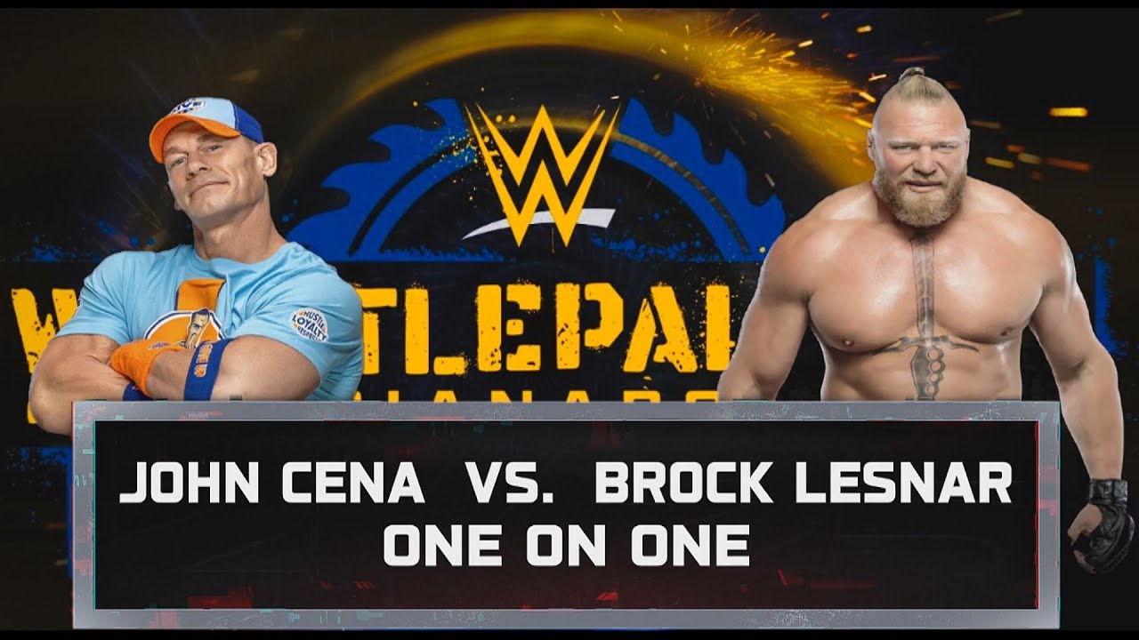 Джон Сина против Брока Леснара – симуляция Wrestlepalooza в WWE 2K25