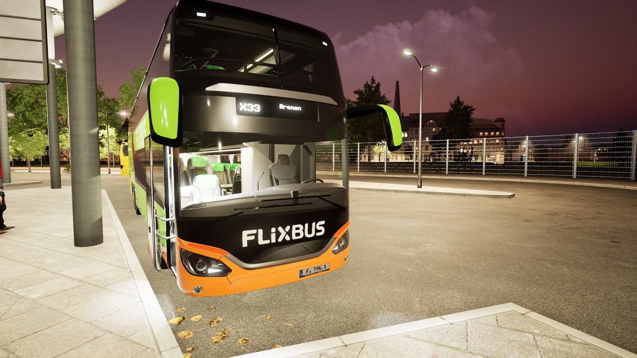Hamburg - Bremen | *Early morning* | Top Class DD (Setra S531D) | Fermbus Coach Sim