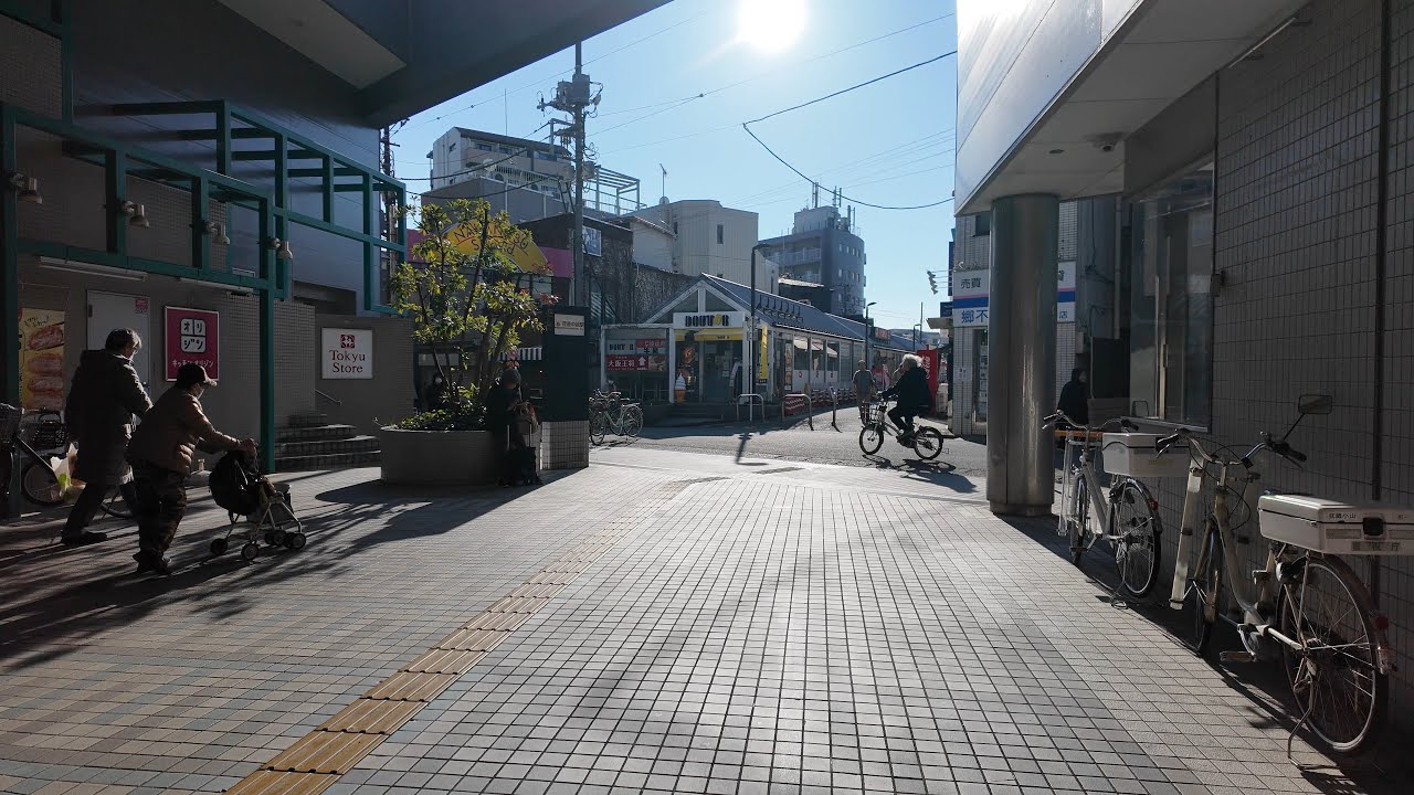 【4K Walk】Ebara-Nakanobu, Shinagawa, Tokyo｜荏原中延