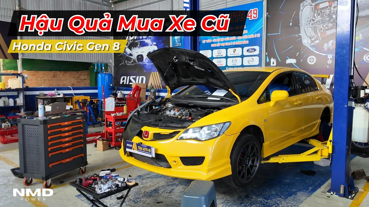 Chi Phí Bảo Dưỡng Xe Gần 20 Năm Tuổi | Honda Civic Gen 8
