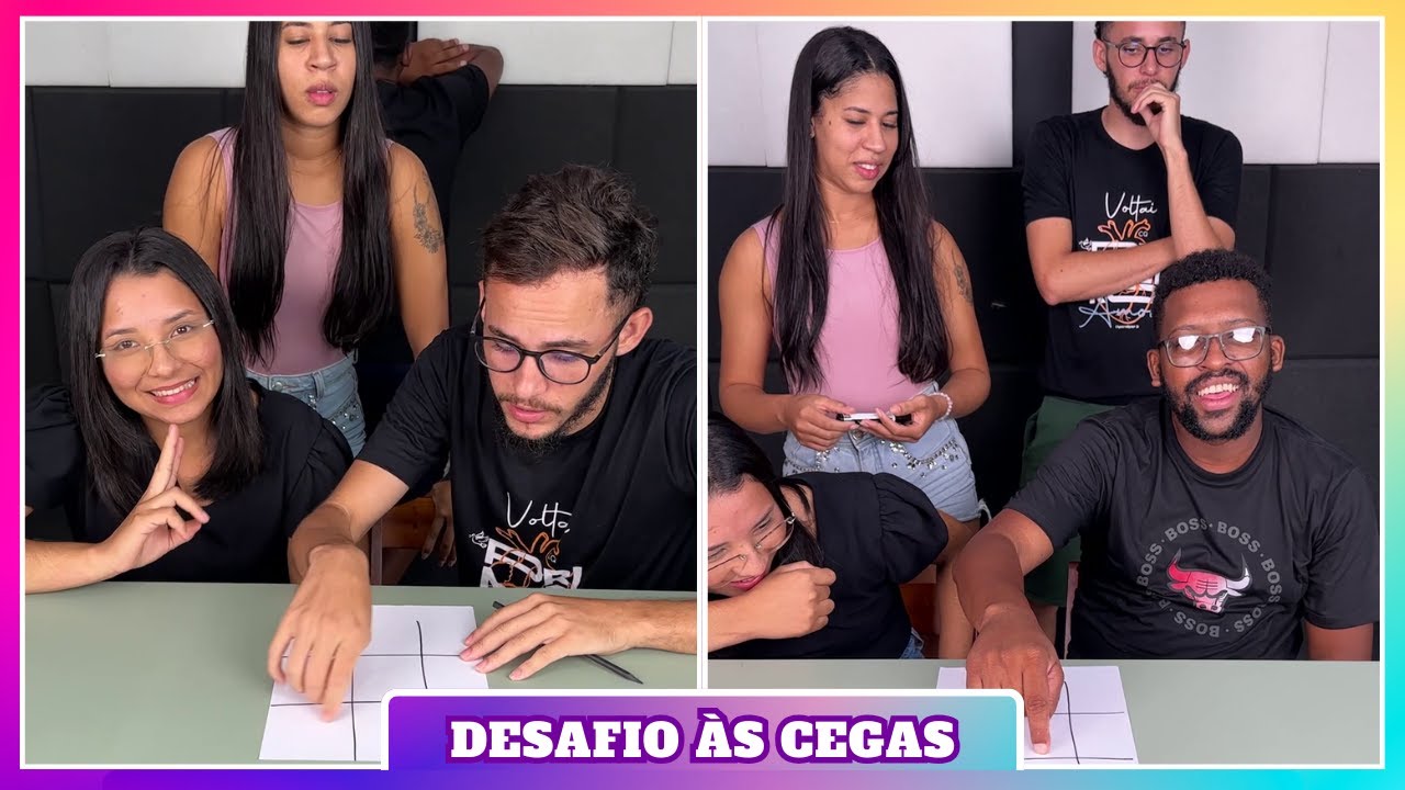 DESAFIO ÀS CEGAS: Escolha um quadrado e veja se o outro jogador adivinha!