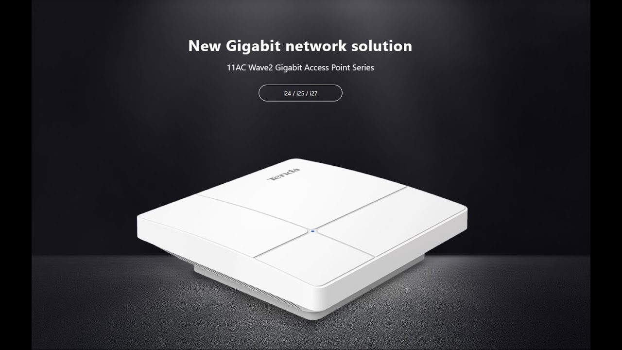 How to setup Tenda AC1200 Wave 2 access point.