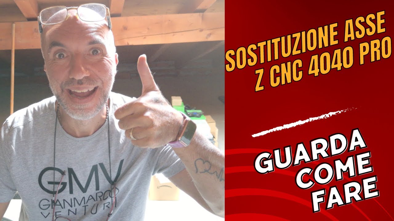 Sostituzione asse Z cnc 4040 pro 