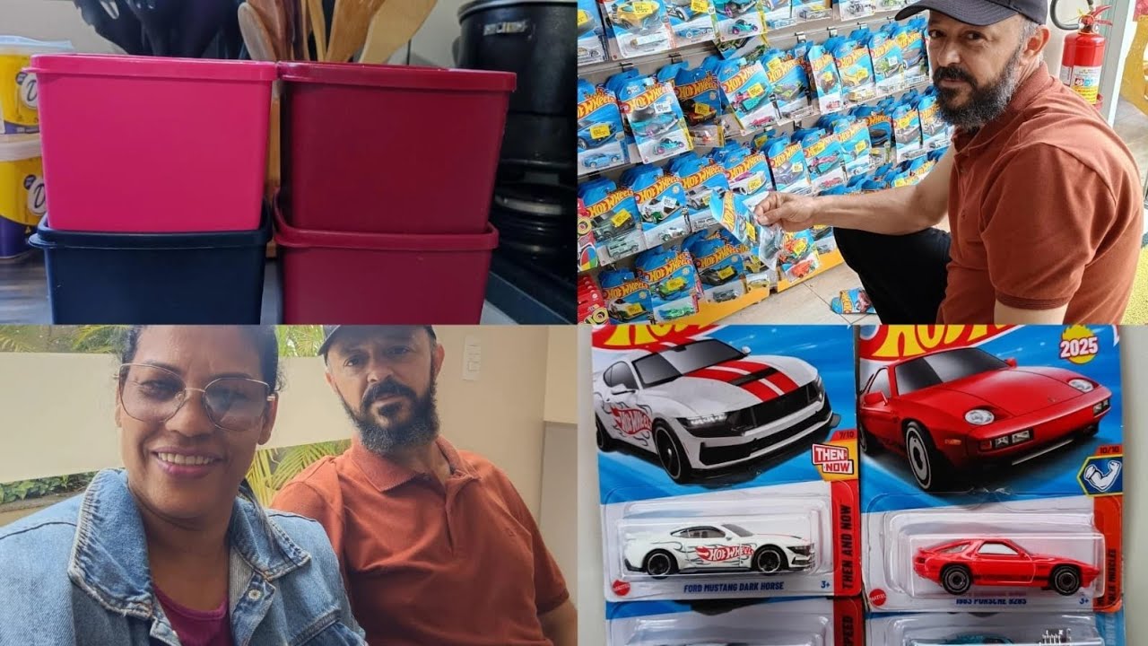 Fiz exames, marido comprou carrinhos para coleção dele Hot Wheels, congelando feijão pra uma semana 