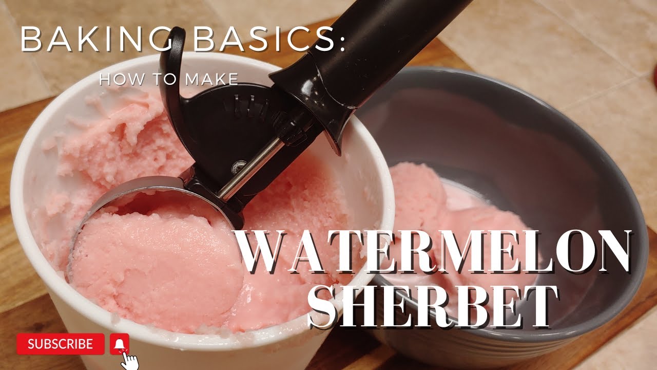 How to Make Sherbet: Watermelon Sherbet