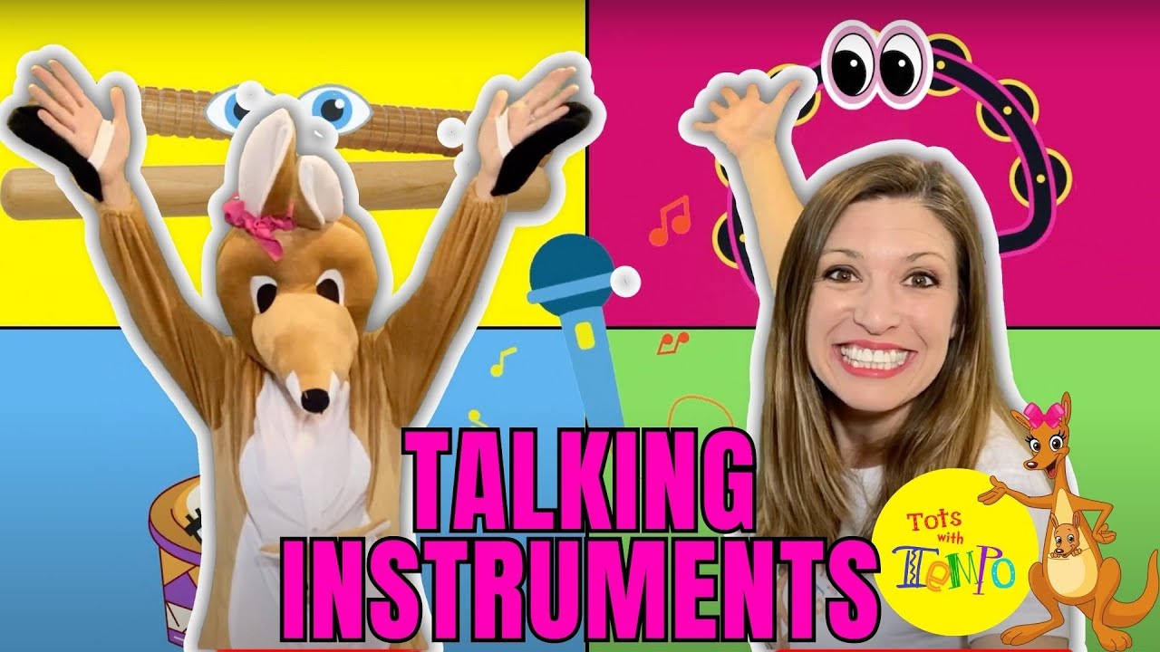 Talking Instruments - A Rhythmic Ostinati Song for Rhythm Sticks, Tambourines, Drums, and Bells