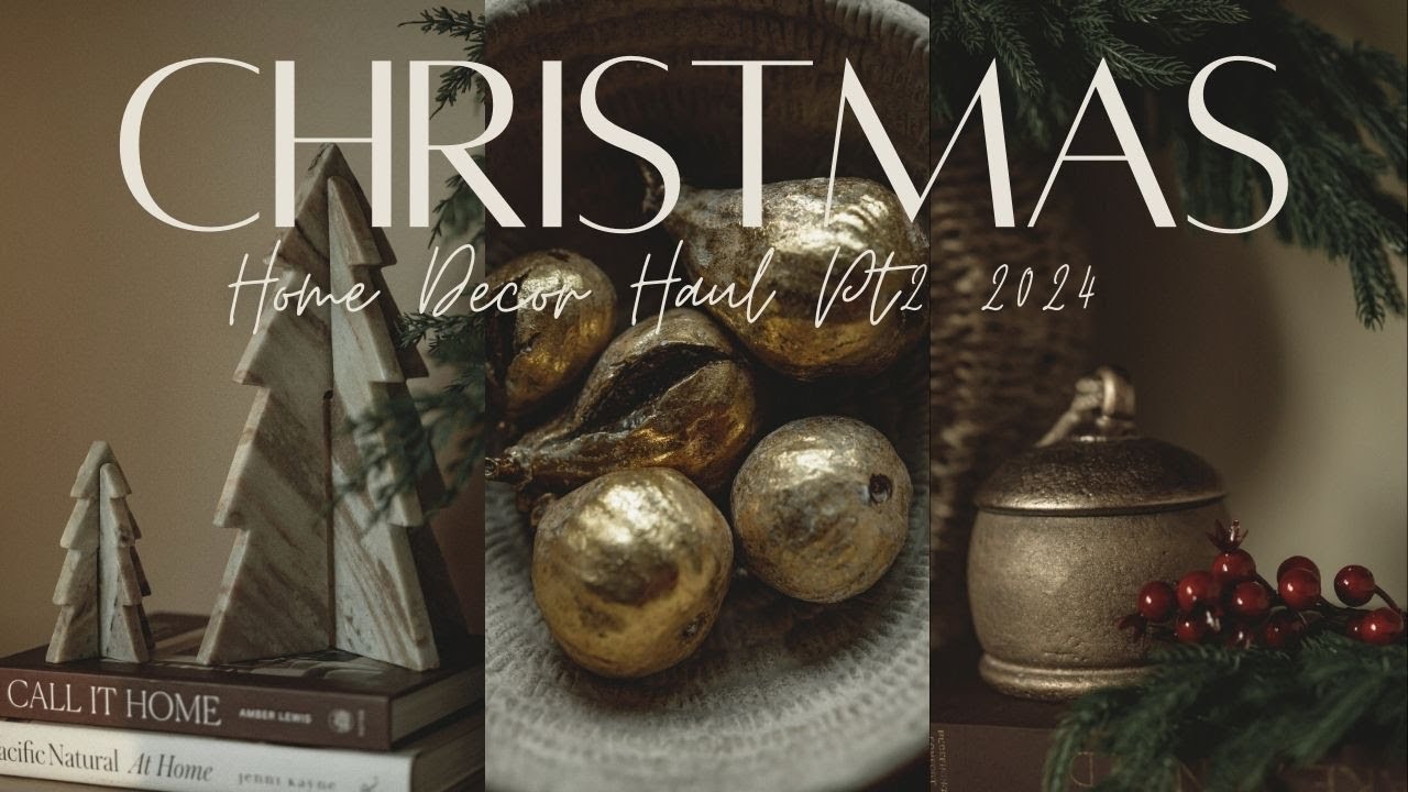 Christmas Home Decor Haul Pt2 2024| Amazon| Hobby Lobby| Target| World Market