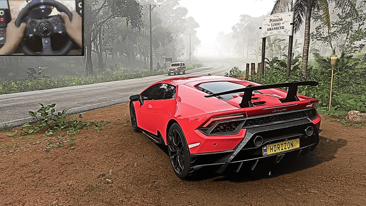 Lamborghini Huracan Performante - Forza Horizon 5 | Logitech G920