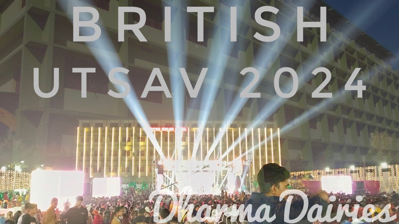 British English school annual function 2024 #utsav2024