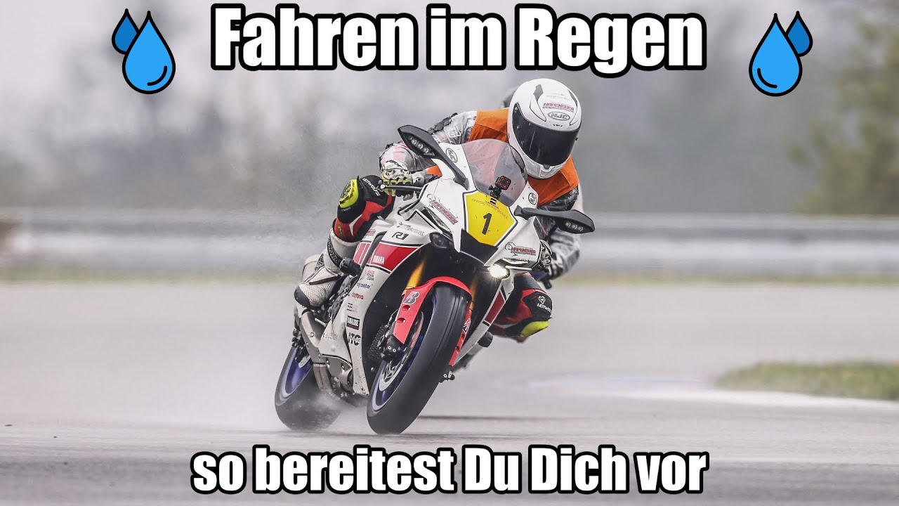 Regen auf der Rennstrecke 💦| So bereitest Du Dich und Dein Motorrad vor