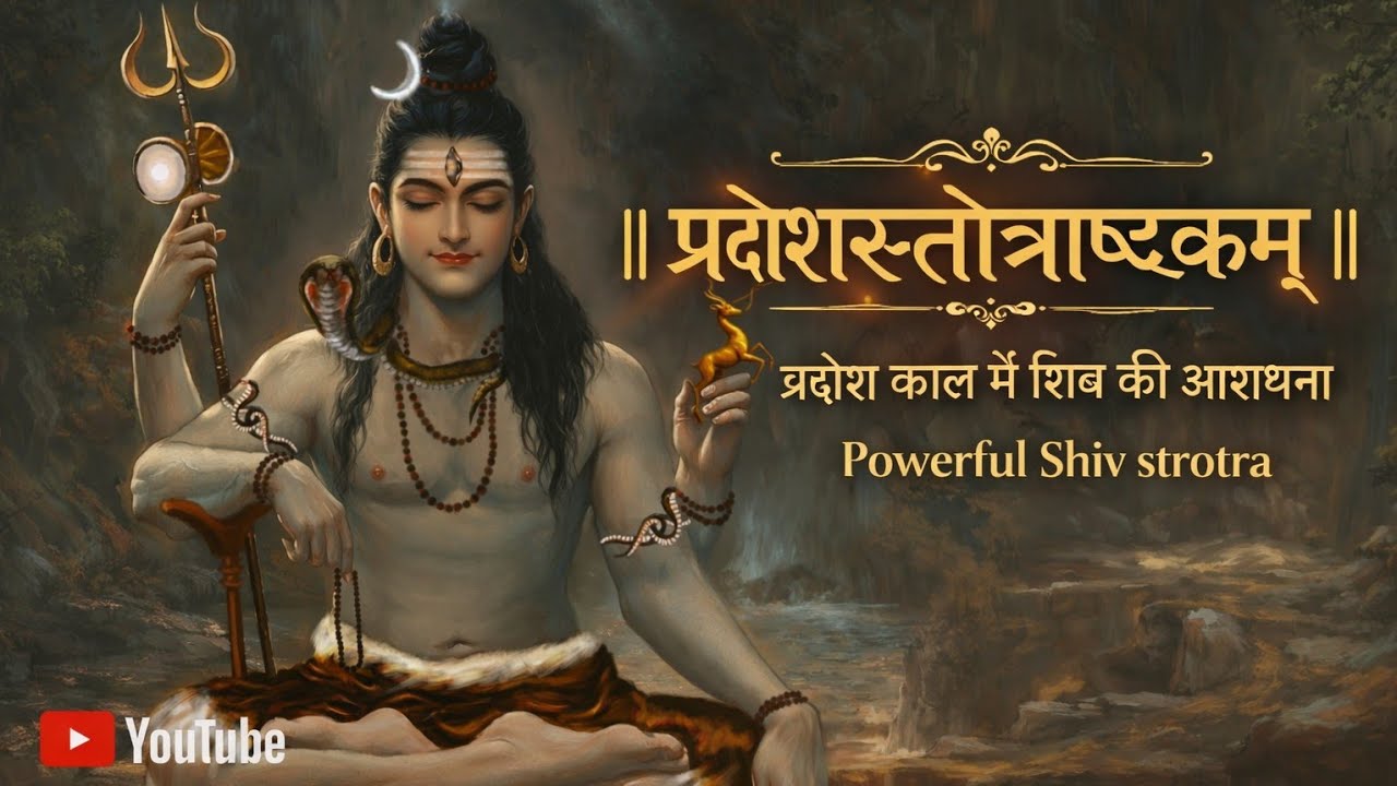  प्रदोषस्तोत्राष्टकम् | दरिद्रता नाशक शिव स्तोत्र | धन-सुख-संतान-मोक्ष | Pradosh Stotra