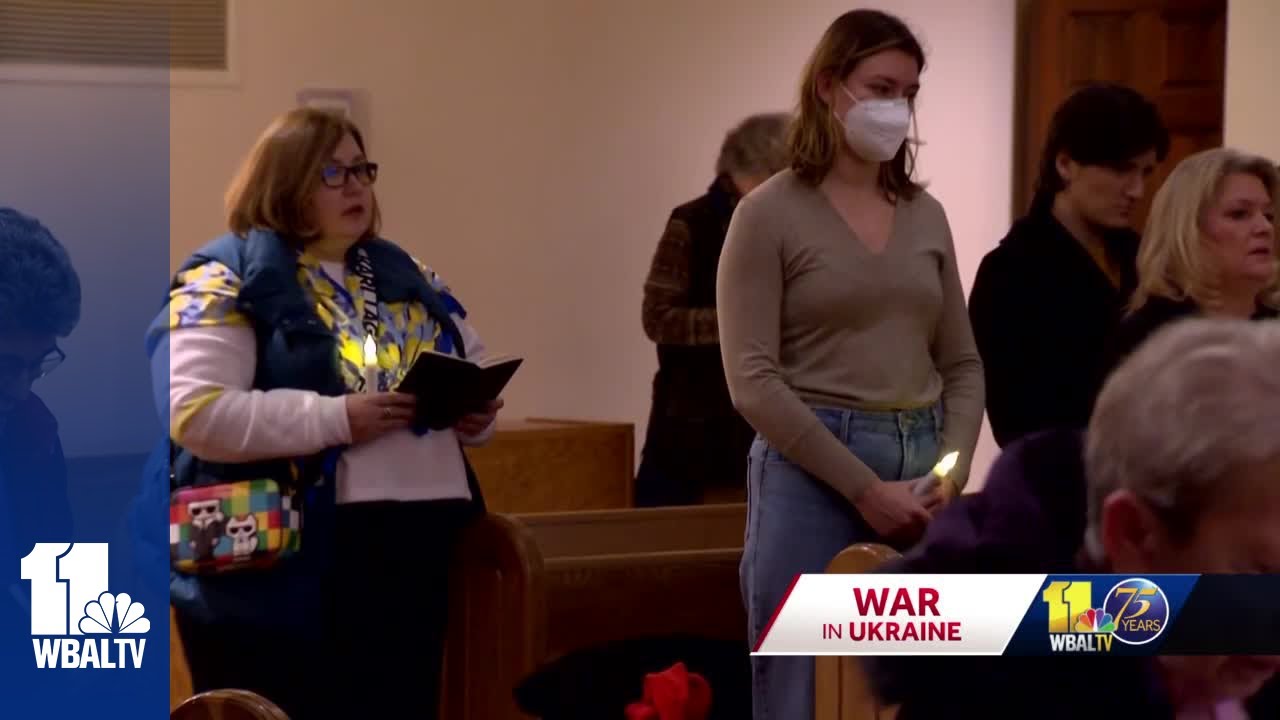 Ukrainian church in Baltimore holds vigil