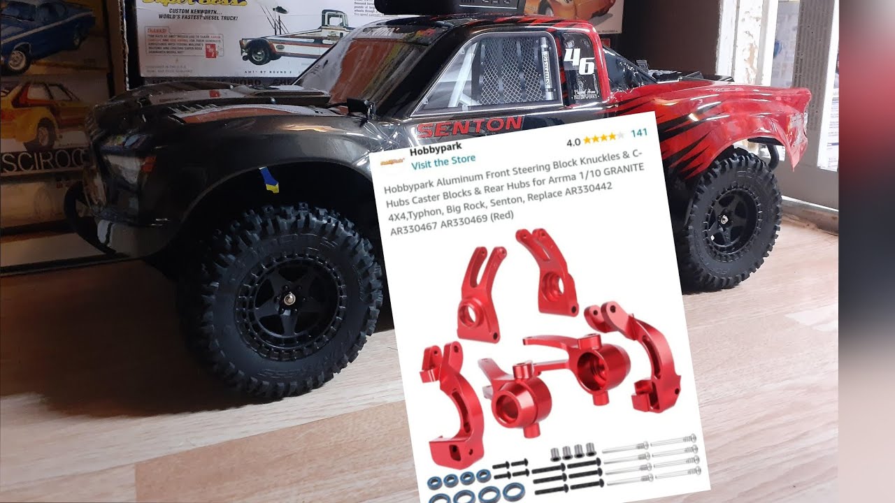 Arrma senton mega aluminum upgrades!