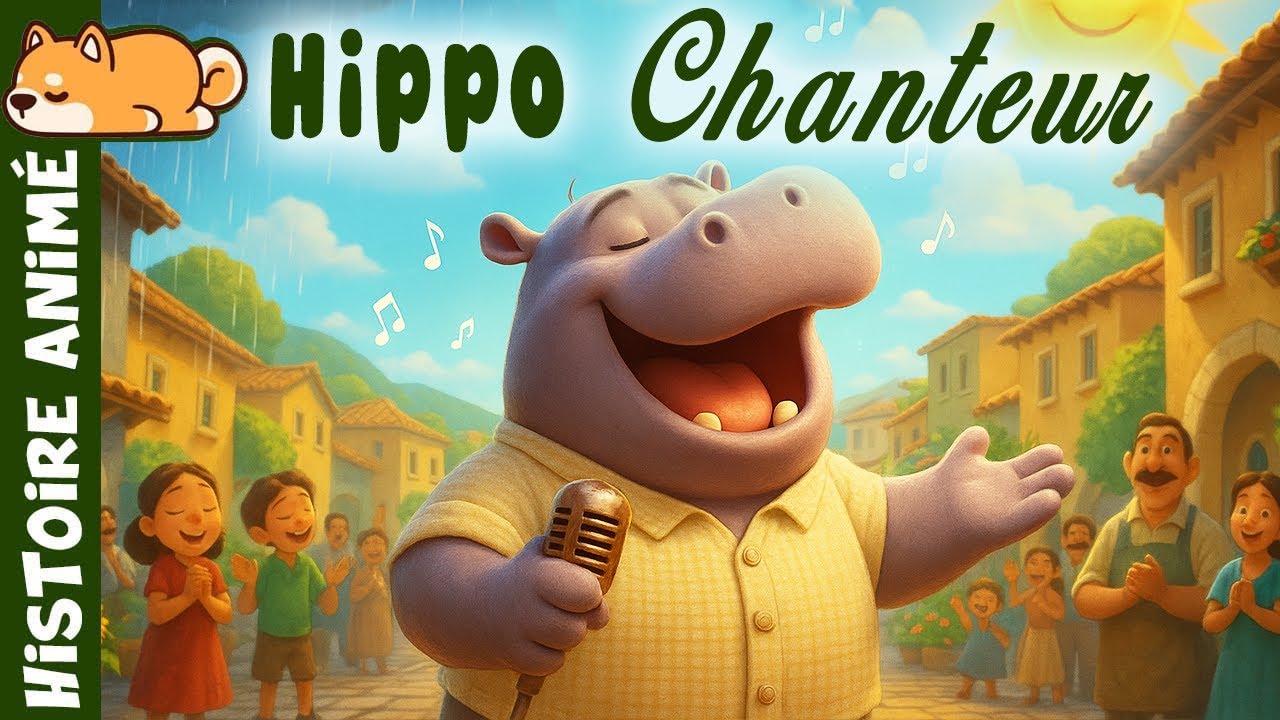 LUCA L'hippopotame 🦛 Histoire pour S'endormir | Livre audio pour enfant | météo, Soleil, Pluie