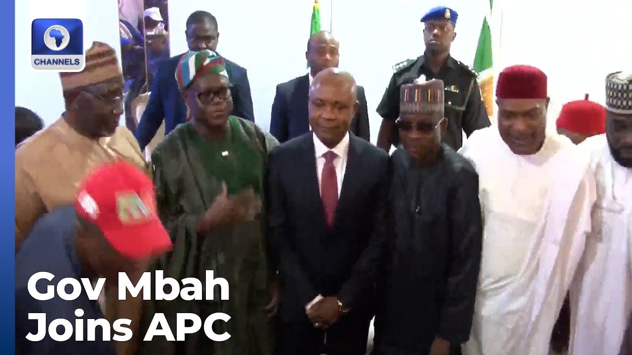 EXTENDED: ‘No Axe To Grind With Anyone’, Gov Mbah Dumps PDP, Joins APC