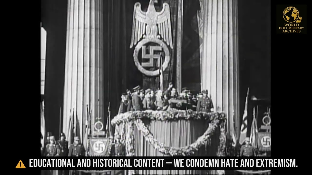 Rudolf Hess Oath-Swearing Ceremony 1934 | Rare Nazi Rally Footage