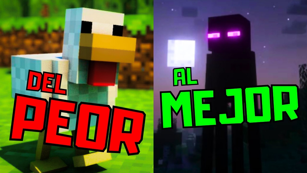Los 34 MOBS PACÍFICOS de Minecraft del PEOR al MEJOR