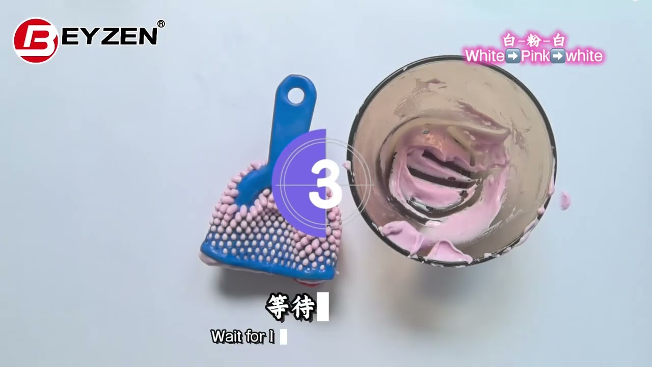 Color changing Alginate impression operation