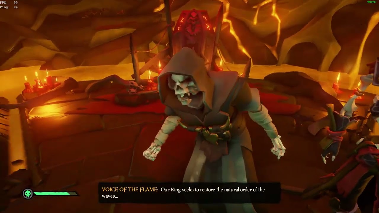 Ritual of the Flame Cutscene | Receiving the Skeleton Curse | Sea of Thieves