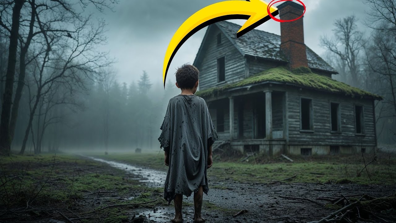 EVERYONE FEARED THE DOORLESS HOUSE IN THE WOODS — BUT THE ORPHAN BOY ENTERED THROUGH THE CHIMNEY...