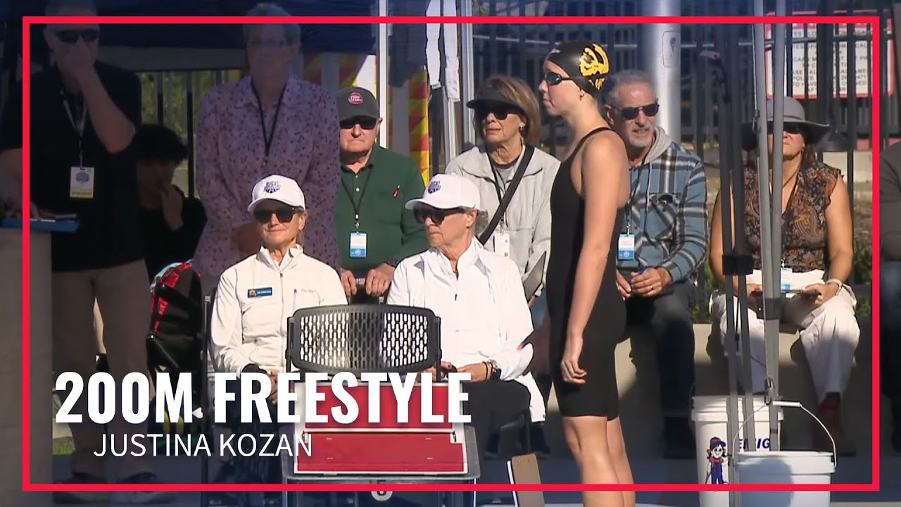Kozan From Fourth to First in Last 50M of the 200M Freestyle | 2025 TYR Pro Swim Series Sacramento