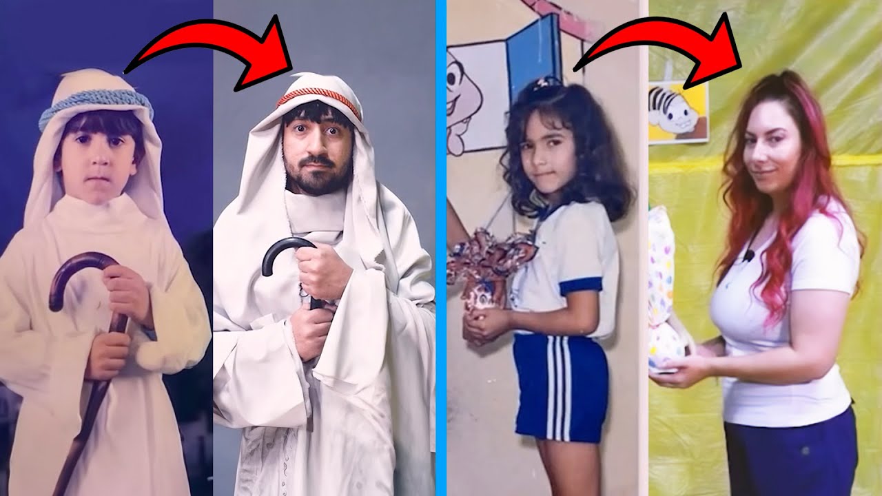 RECRIANDO NOSSAS FOTOS ANTIGAS *Com Filhos e Cachorro*