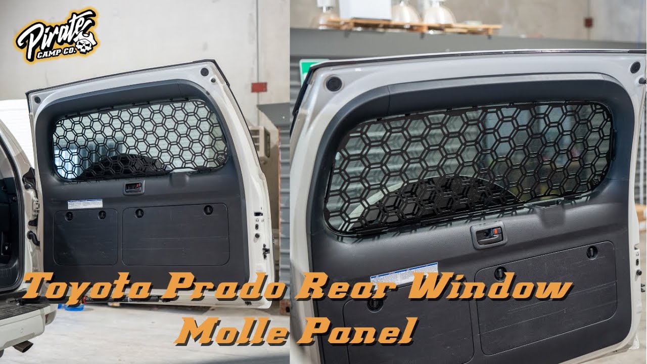 Toyota Prado Rear Window Molle Panel How to Install