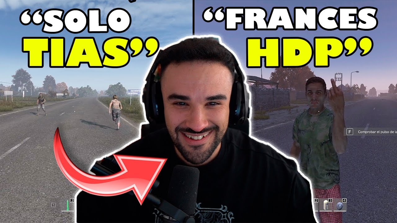 ILLOJUAN CON 2 CHICAS PELEAN VS FRANCESES EN DAYZ 🤣| LIGHTS OUT 𝐈𝐈