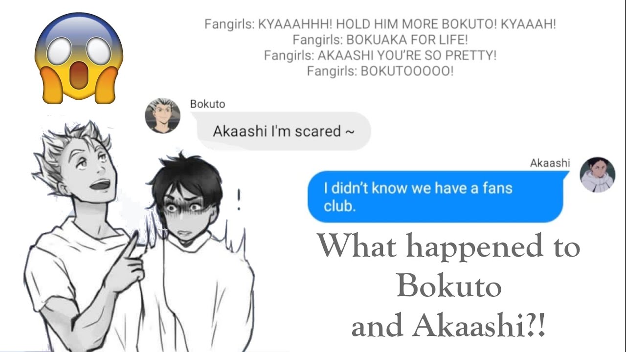 Bokuto and Akaashi got kidnapped by the BokuAka Fansclub??!