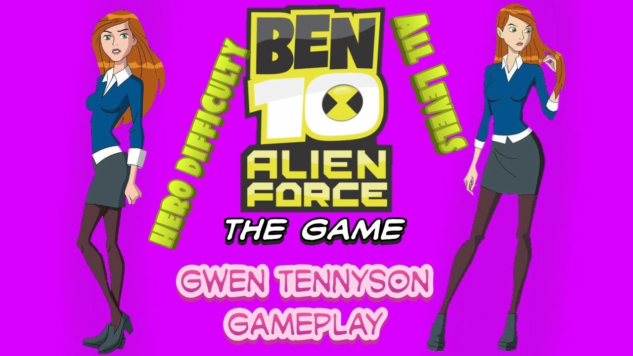 Gwen Tennyson Gameplay in Ben 10 Alien Force the Game (All Playable Level, Hero Difficulty)