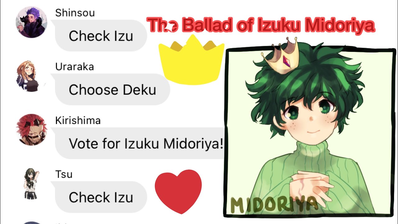 {The ballad of Izuku Midoriya}+The ballad of Sara Berry+•TodoDeku•
