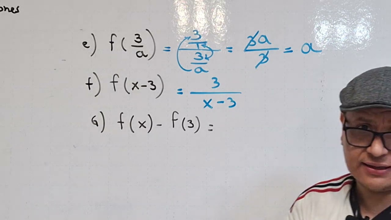 Calculo Diferencial: Evaluacion de funciones | parte 1
