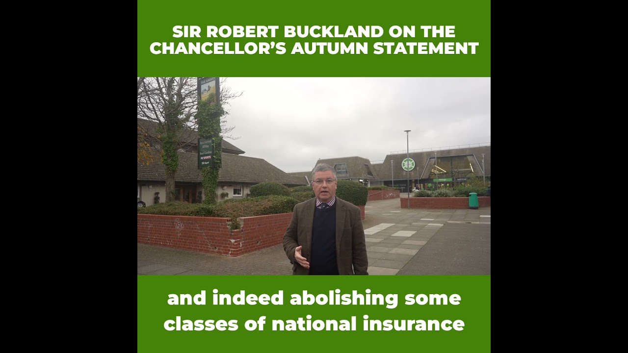 Sir Robert Buckland MP on the Chancellor&rsquo;s Autumn Statement