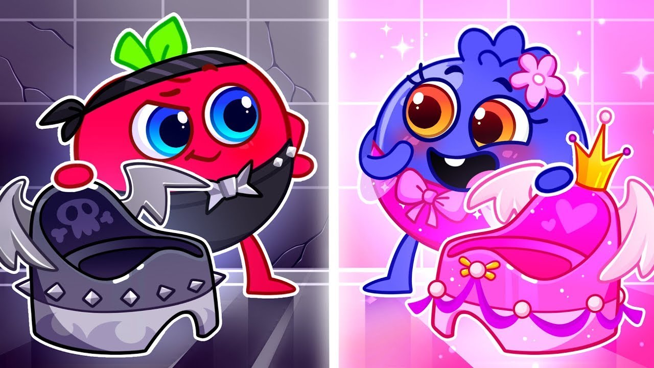 Qual Banheiro é o Melhor? Treinamento para Usar o Penico | Histórias Engraçadas de Pit & Penny 🥑