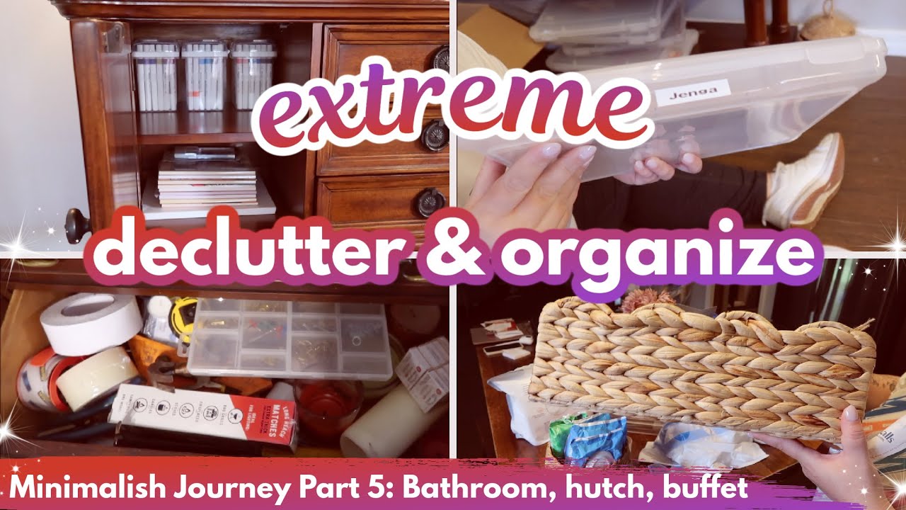 Part 5 MINIMALISH JOURNEY \\ EXTREME DECLUTTER & ORGANIZE