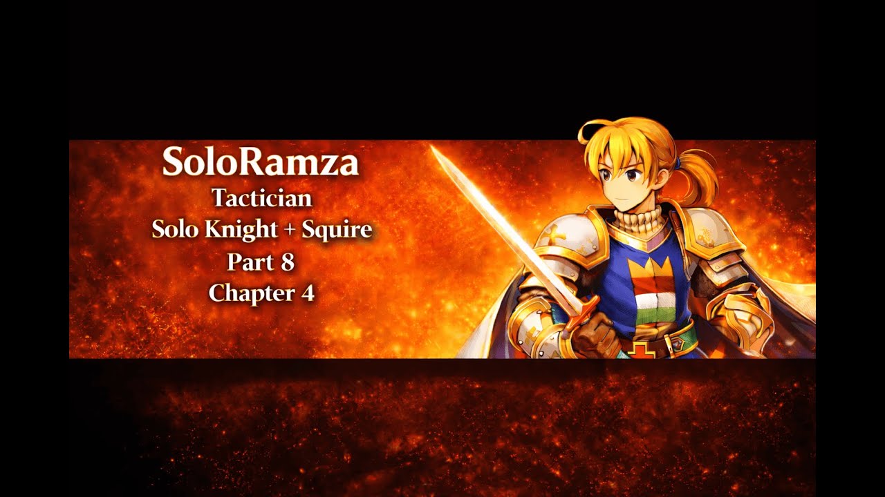 Solo Ramza Squire + Knight (Tactician)  Live 8 - Final Fantasy Tactics IC