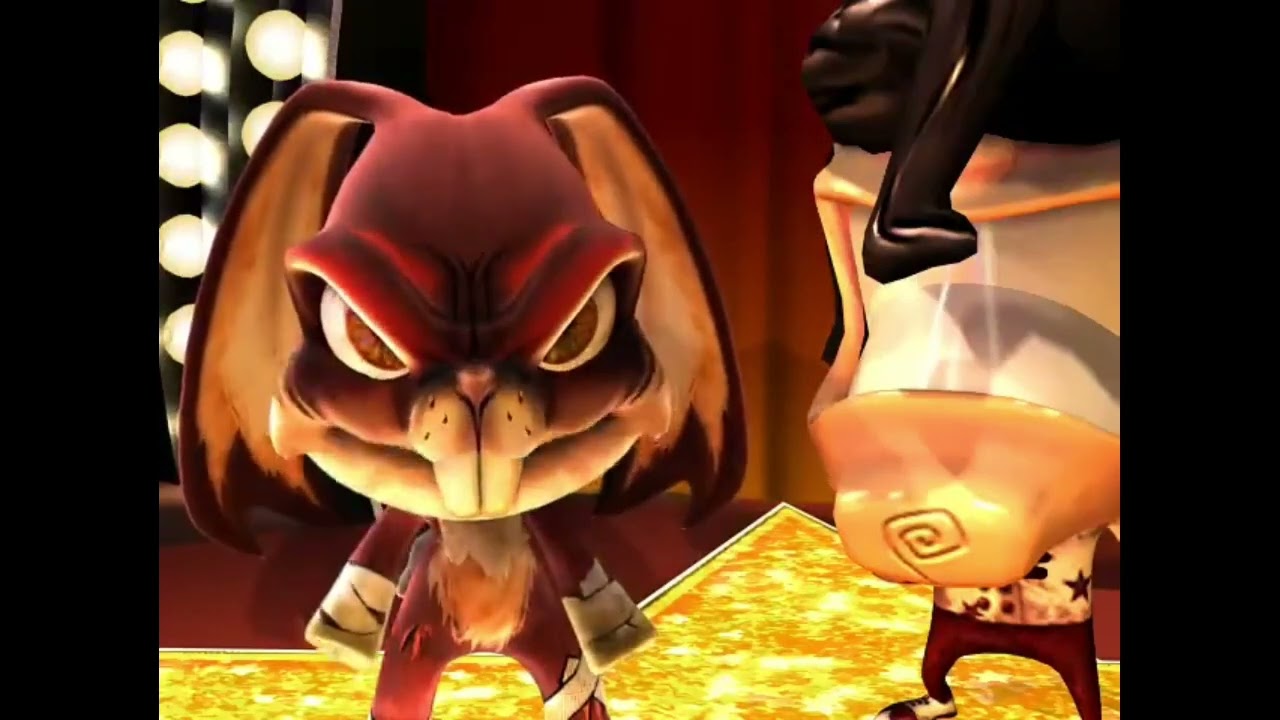 Whacked Cutscenes but with only Lucky in it