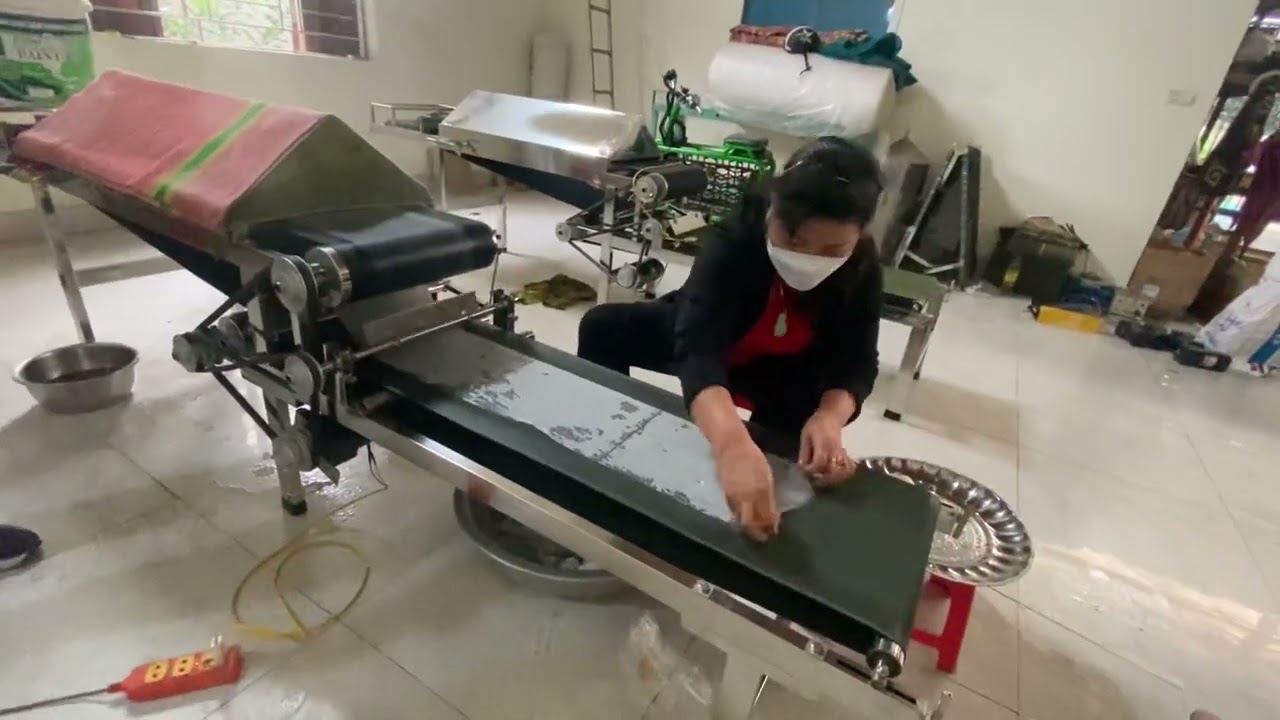 Máy tráng bánh cuốn mini xuất khẩu phục vụ bà con Việt kiều lh: sđt (zalo) 0822. 288. 678