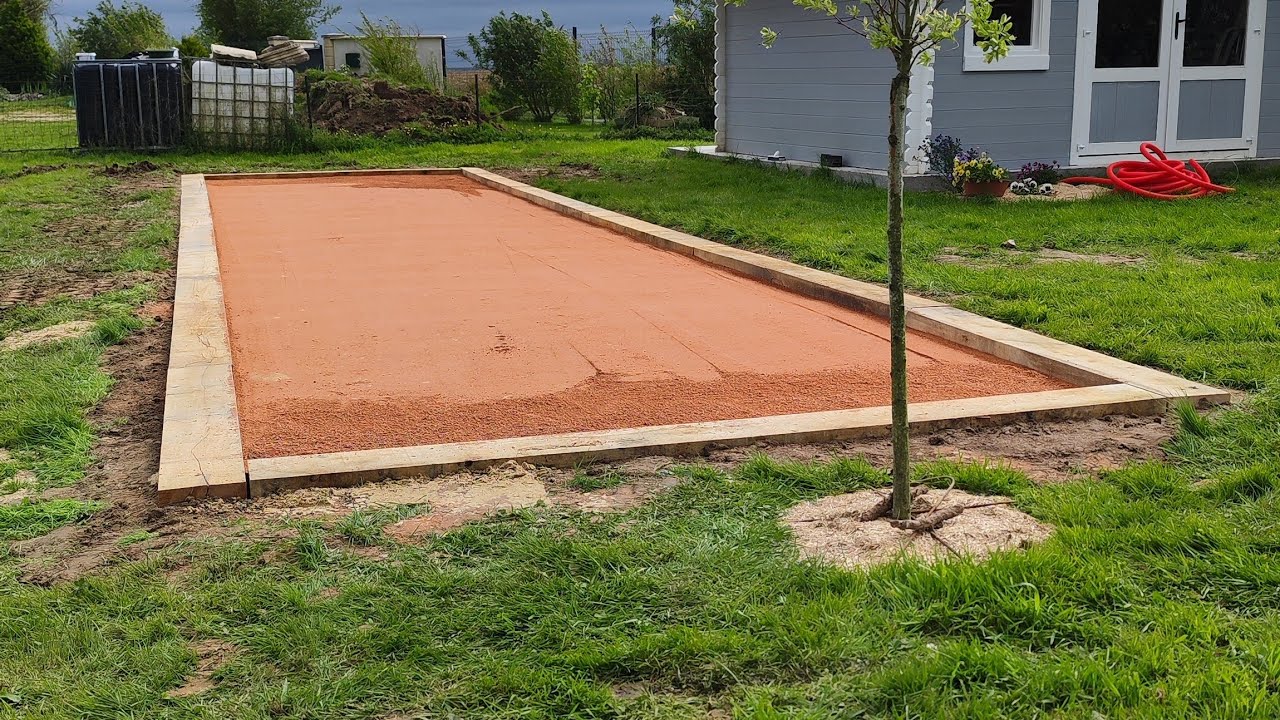 création terrain pétanque