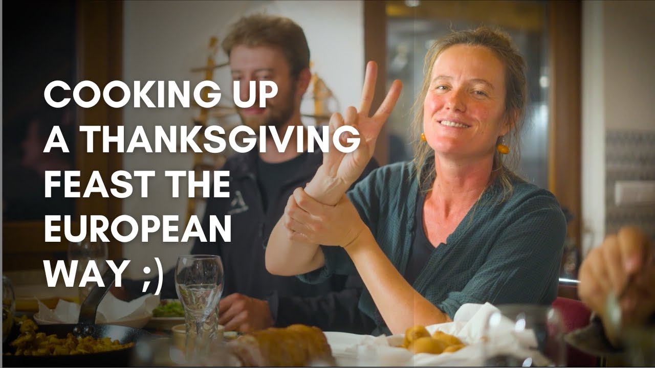 We Cooked a FULL Thanksgiving Dinner (Blooper included)