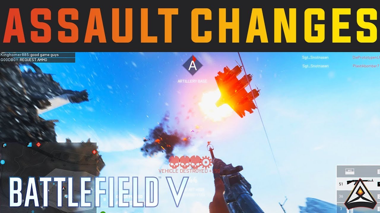 Assault Class - Battlefield 5 vs Battlefield 1