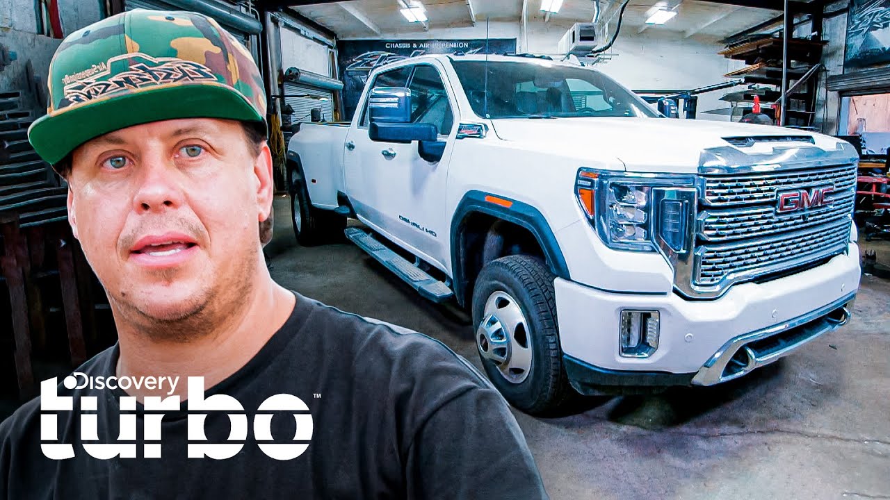 Picape GMC Denali Dually é modificada e rebaixada | Texas Metal | Discovery Turbo Brasil