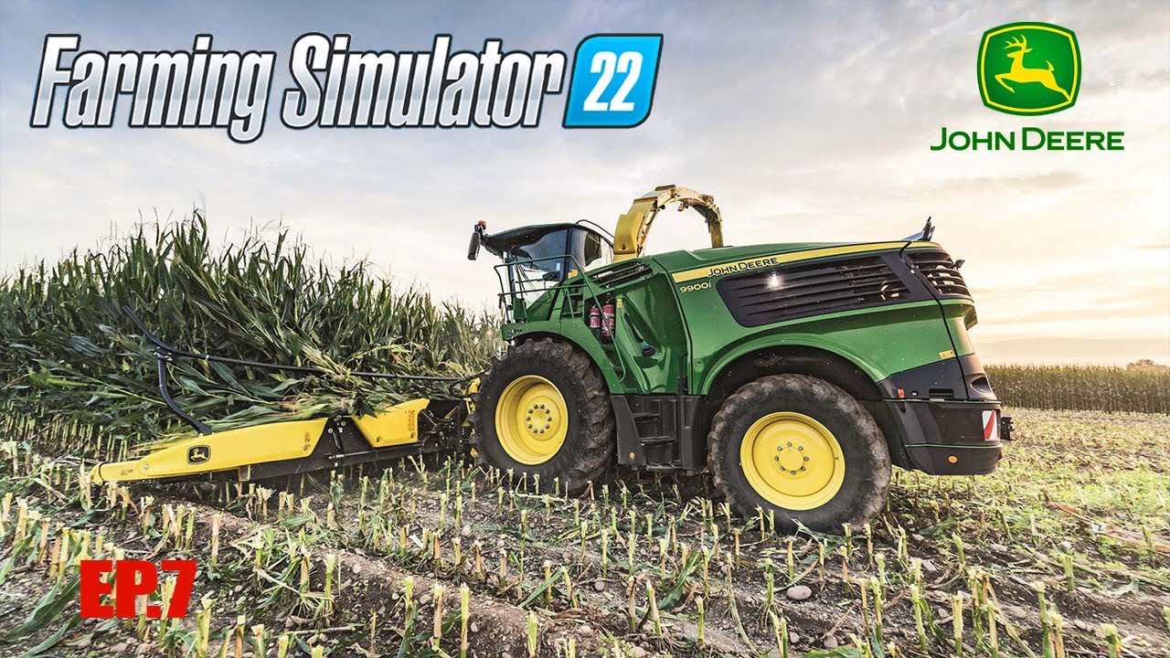 Farming Simulator 22 - #Ep.7 - Timelapse taglio mais per insilato