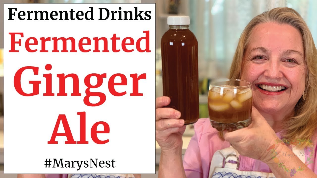 Fermented Ginger Ale Recipe - A Probiotic Rich Homemade Soda for Good Gut Health