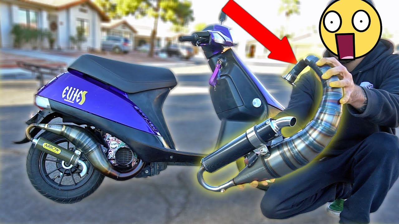 Honda DIO PROTOTYPE Exhaust Testing 72cc AF16