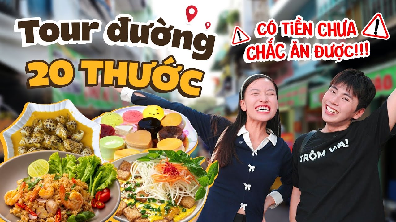 Tour đường 20 Thước: Bột Chiên Bò - Cơm chiên Hải Sản có tiền CHƯA CHẮC ĂN ĐƯỢC 😳