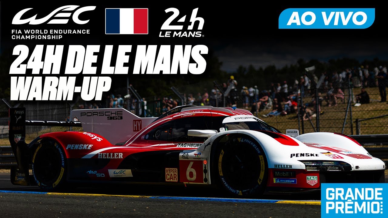 24H DE LE MANS COM IMAGENS | WARM-UP | FIA WEC 2024